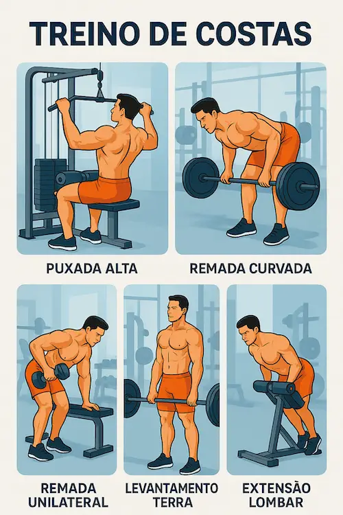 Exercicios Para Costas Largas E Volumosas