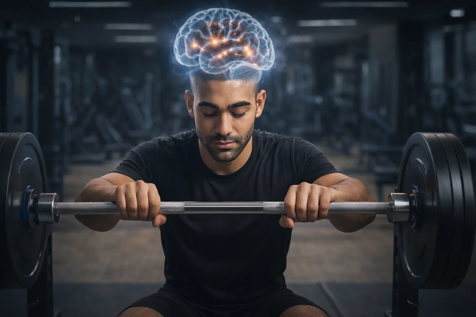 Demonstracão Entre O Cérebro E Músculo No Treino Mental