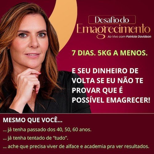 Desafio Emagrecimento Patricia Davidson