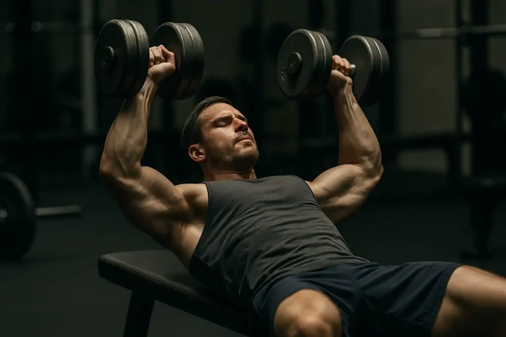 Treino Para Emagrecer: Protocolo Científico Sem Milagres 2 Supino Com Halteres Para Emagrecer