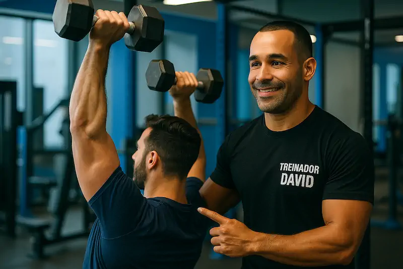 Desenvolvimento Exercicio Para Ombro Com Halter