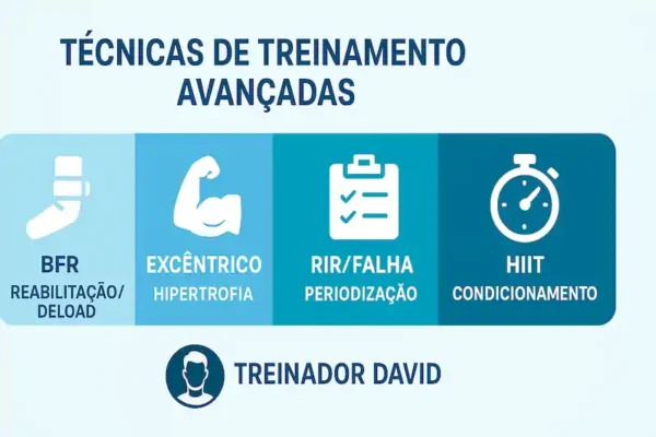 Infografico Tecnicas Avancadas Musculacao - Treinador David