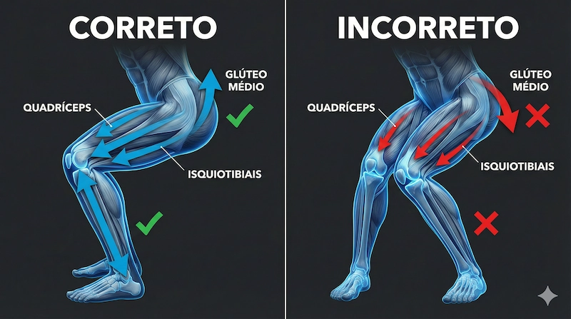 Mostrando A Postura Certa Para Ganhar Massa Muscular Fazendo Exercicio - Treinador David