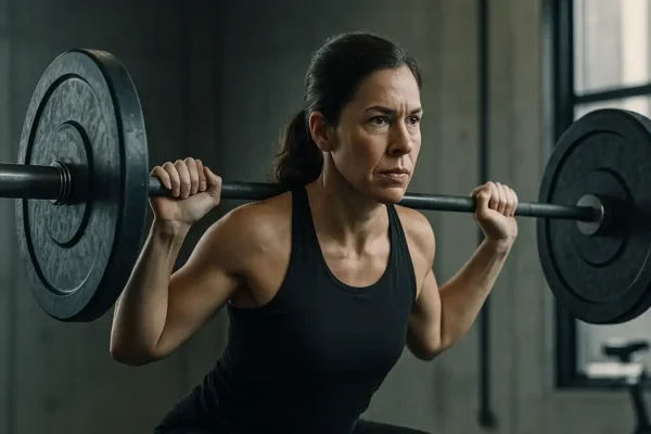 Mulher Agachando Para Emagrecer