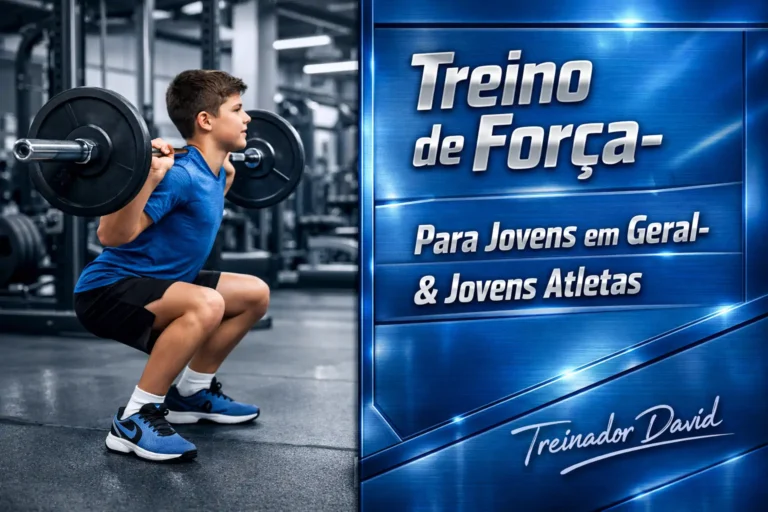 Treino De Força Para Adolescentes - Joven Fazendo Um Agachamento