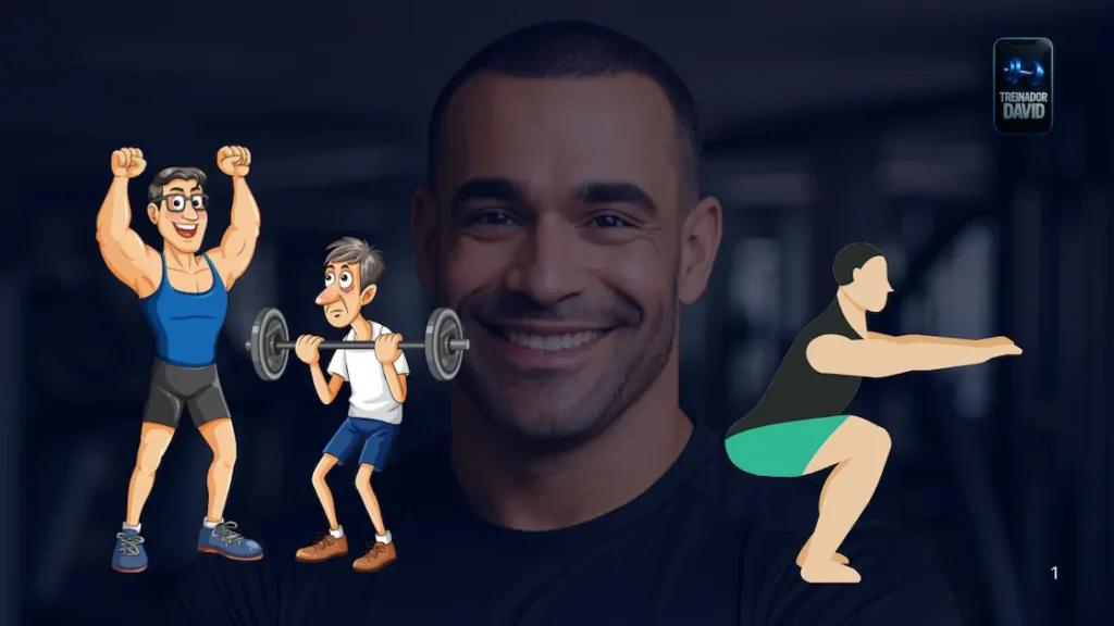 Exercícios De Musculação E Agachamento.